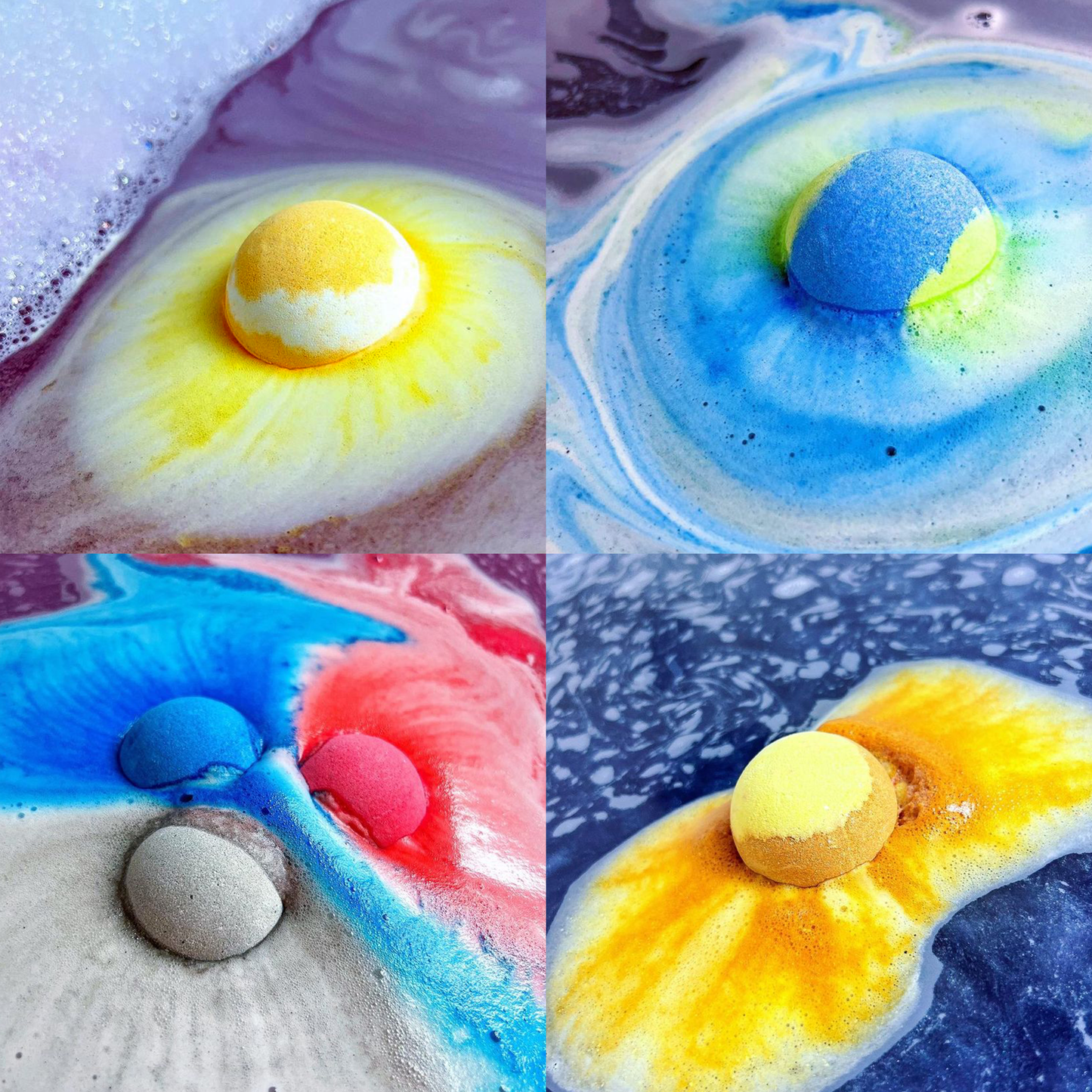 Planet Themed Bath Bombs / 8 x 60g Handmade Luxury Bubble Bath
