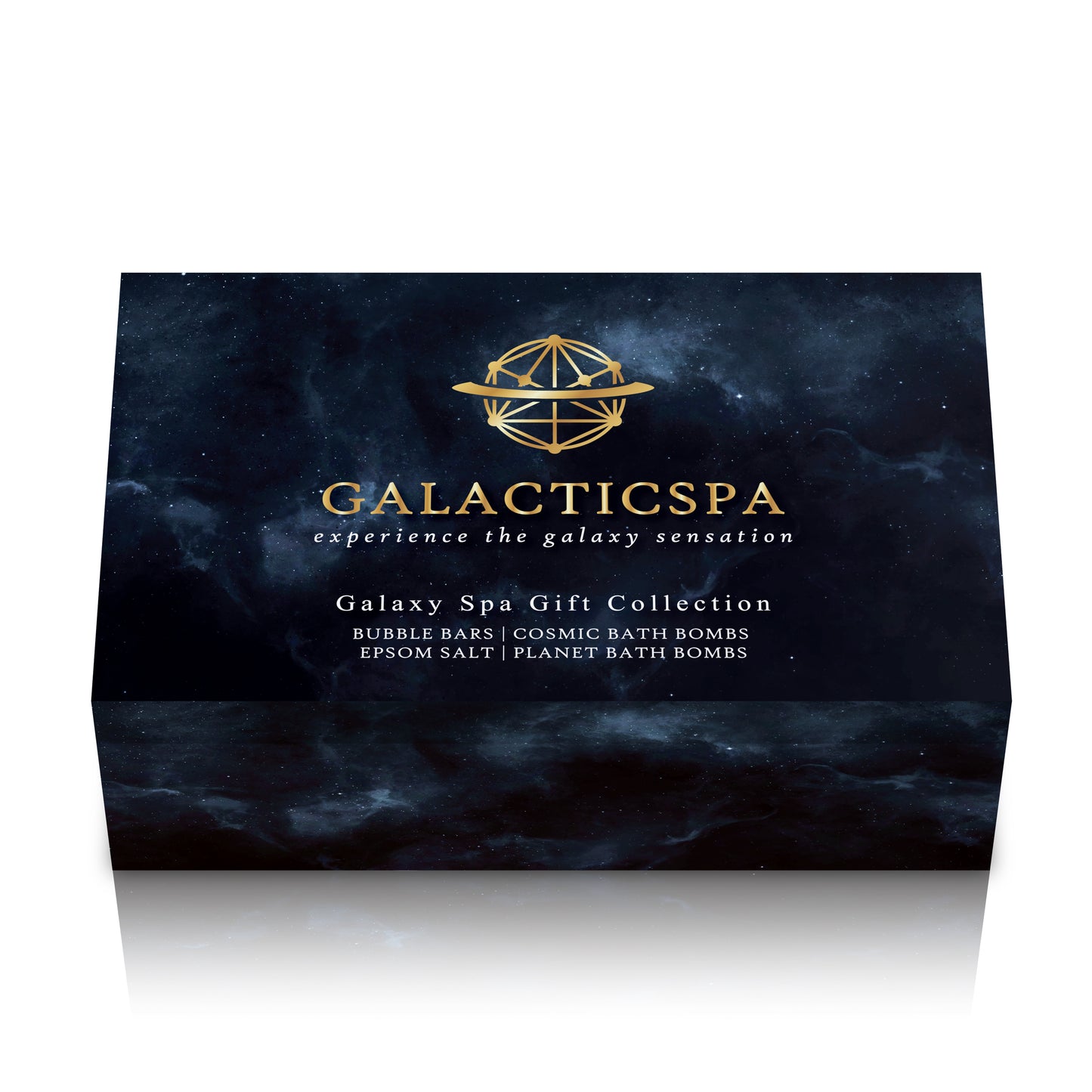 Galacticspa Galaxy Spa Gift Set – 2 x Planet Bath Bombs, 2 x Cosmic Bath Bombs, 2X Galaxy Bubble Bars & Coconut Epsom Salt – Relaxing Space-Themed Bath Set for Men & Women - Galacticspa