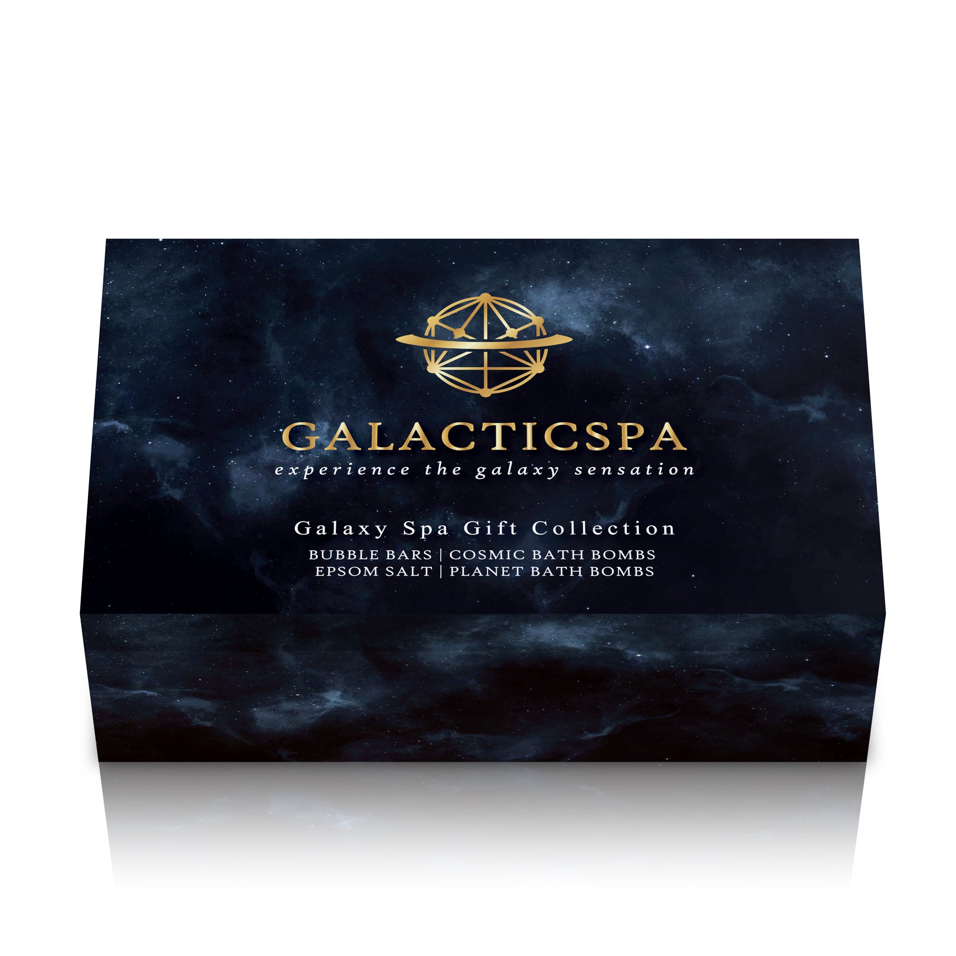 Galacticspa Galaxy Spa Gift Set – 2 x Planet Bath Bombs, 2 x Cosmic Bath Bombs, 2X Galaxy Bubble Bars & Coconut Epsom Salt – Relaxing Space-Themed Bath Set for Men & Women - Galacticspa
