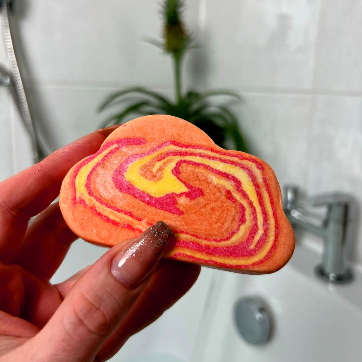 colourful sunrise bubble bar bath bubble theme