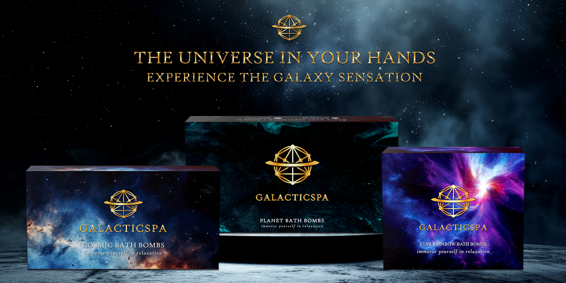 The Space Bundle - Galacticspa - galaxy themed bath bombs